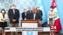 López Aliaga propone a partidos firmar pedido para expulsar a Odebrecht del Perú