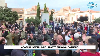 Abascal tras los incidentes en Navalcarnero: "Si la Policía no nos protege, valoraré animar a los nuestros a defenderse"
