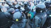 Al menos 1.770 detenidos en Rusia en marchas en favor de Navalni