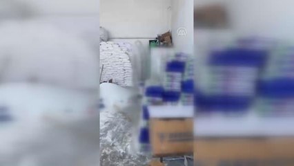 Tanınmış markaların paketlerine doldurulmuş 34 bin 185 kilogram sahte toz deterjan ele geçirildi