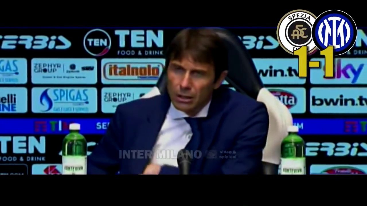 SPEZIA-INTER 1-1: ANTONIO CONTE IN CONFERENZA STAMPA POST-MATCH