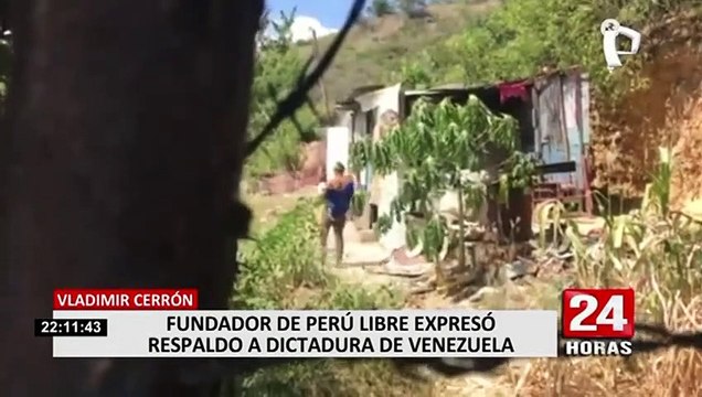 Vladimir Cerrón expresó su respaldo al régimen de Nicolás Maduro