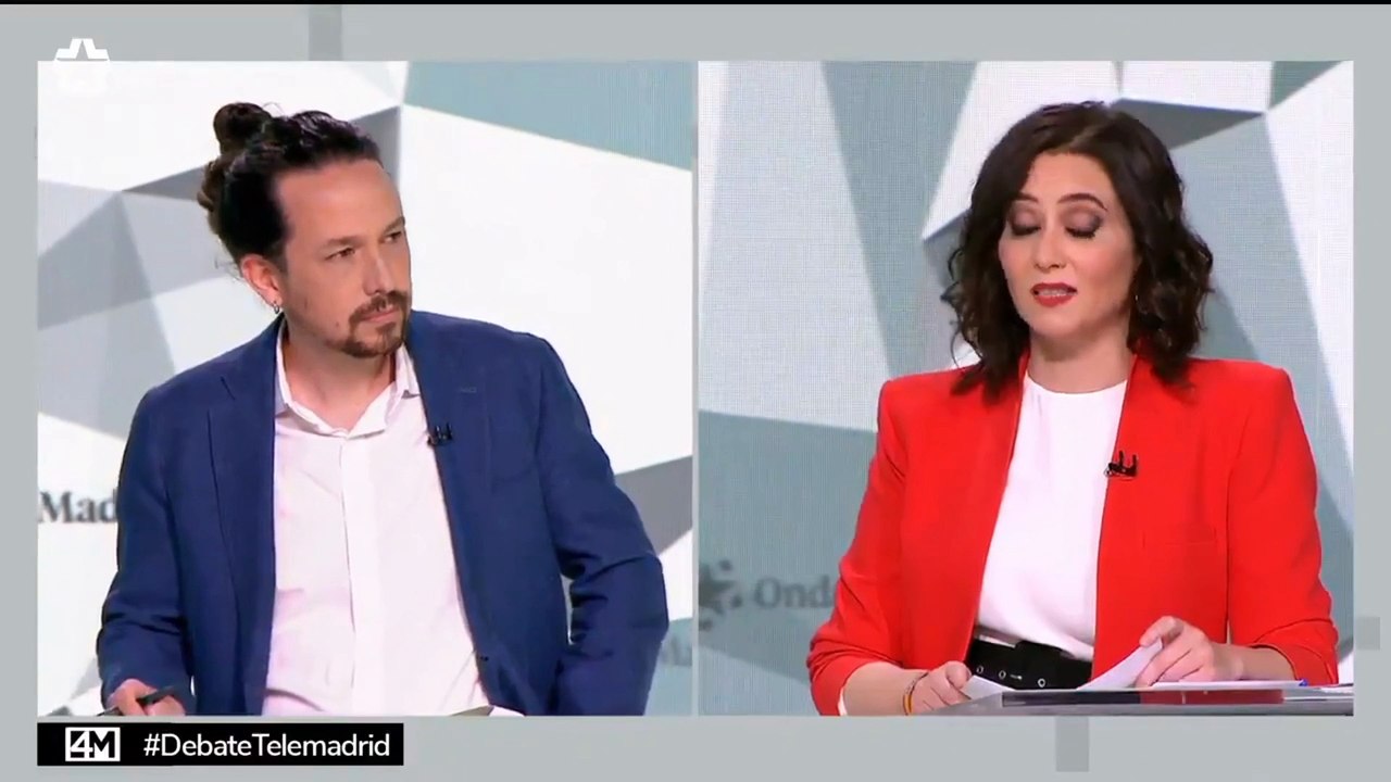 Isabel Díaz Ayuso desarbola por completo a Iglesias durante el debate para el 4M: “Mezquino”