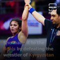 Sarita Mor Retains Asian Wrestling Championship Title