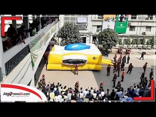 ‘মহড়া’র জন্য সচিবালয়ে ঢুকতে পারলো না ফায়ার সার্ভিসের গাড়িই | Jagonews24.conm