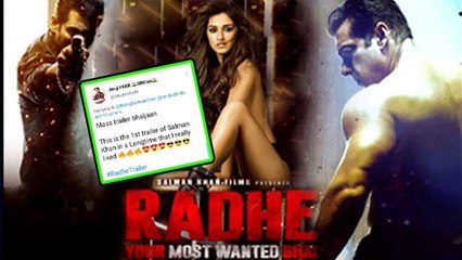 Salman Khan की Film Radhay Your Most Wanted Bhai का Trailer देख बोले Fans | FilmiBeat