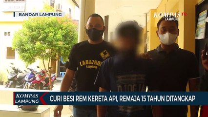 Curi Besi Rem Kereta Api, Remaja 15 Tahun Diringkus Polisi