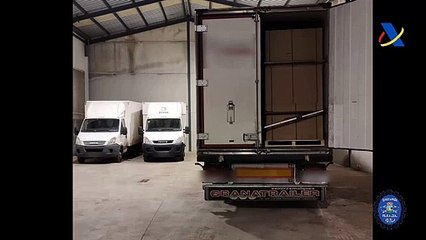 Incautan 11 toneladas de tabaco de contrabando en Montilla