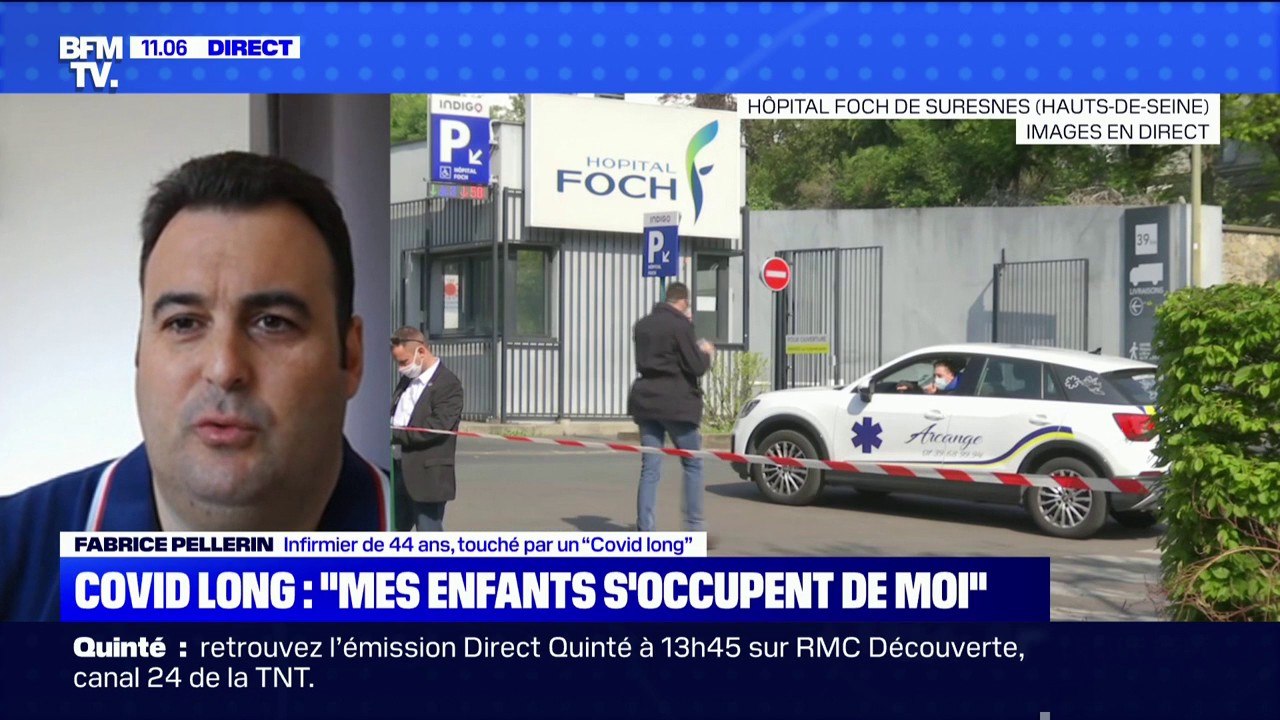 Fabrice Pellerin, un infirmier de 44 ans, décrit la difficile prise en charge des malades du "Covid long"