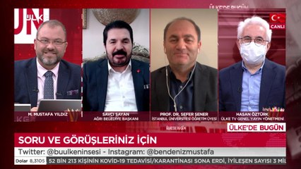 Ülke'de Bugün - Savcı Sayan |  Sefer Şener |  Hasan Öztürk |  İsmail Cinel |  22 Nisan 2021