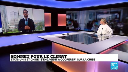 Sommet pour le climat : États-Unis et Chine "s'engagent à coopérer" sur la crise