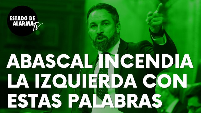 Las contundentes palabras de Santiago Abascal que incendian a la izquierda: “Necesita de la violencia”