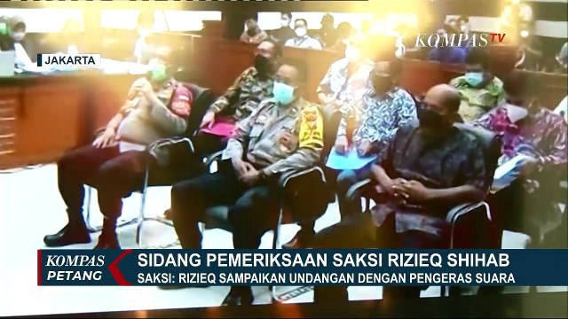 Kerumunan Petamburan, Saksi: Rizieq Shihab Sampaikan Undangan Lewat Pengeras Suara
