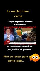 Fernando López Mirones exolica en qué consiste el cuento del asintomático