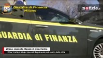 Milano, scoperto magazzino di mascherine illegali vicino alla stazione Centrale