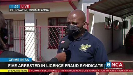 Five arrested in license fraud syndicate