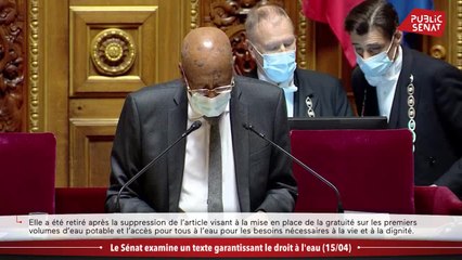 Le Sénat examine un texte garantissant le droit à l'eau - Les matins du Sénat (22/04/2021)