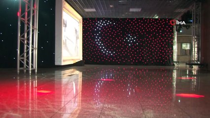 Yenikapı Marmaray İstasyonu'nda 23 Nisan Dijital Gösterimle kutlanıyor