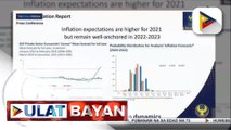 Bangko Sentral ng Pilipinas: 2021 inflation rate, posibleng manatili sa 4.3%; mataas na inflation rate, bunga ng mataas na presyo ng isda, gulay at karne