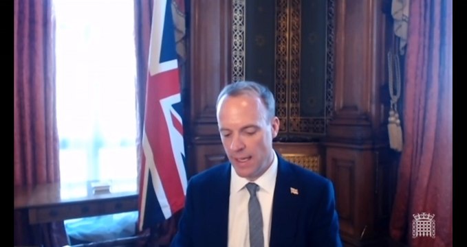 Dominic Raab rejects claims that people 'are going hungry' due to UK cuts to foreign aid