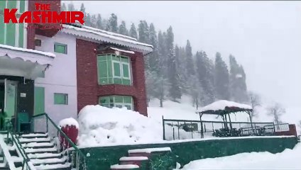 Fresh snowfall in higher reaches of Kashmir