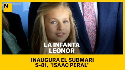 La infanta Leonor inaugura el submarí S-81 'Isaac Peral'