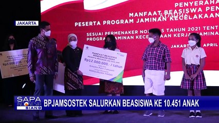BPJamsostek Salurkan Beasiswa ke 10.451 Anak