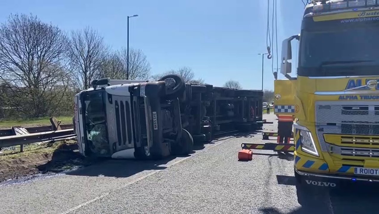 Collision on A690 at Rainton Meadows