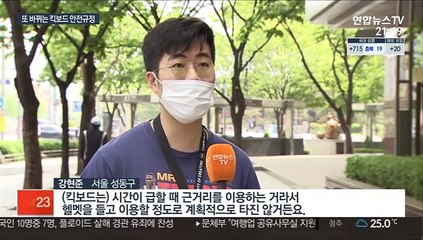 다음 달 킥보드 안전규정 강화…"홍보·도로정비 병행해야"