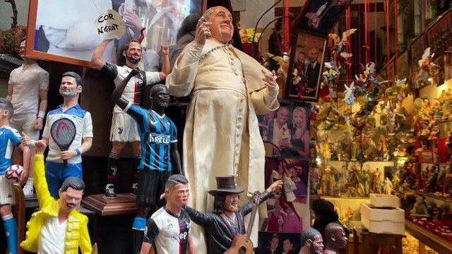 Los artesanos de Nápoles en peligro, no hay compradores para las tradicionales figuras del Belén