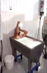 Konya'daki süt banyosu duruşmasına başlandı