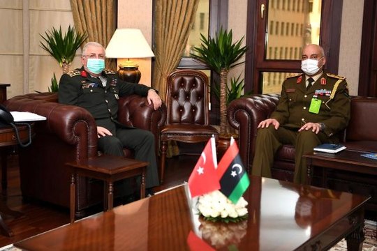 Genelkurmay Başkanı Güler, Libya Milli Birlik Hükümeti Genelkurmay Başkanı El-Haddad ile görüştü
