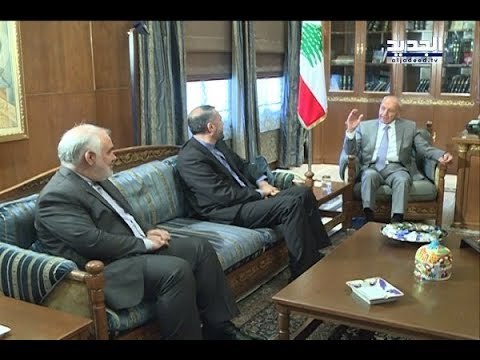 رئيس مجلس الشورى الإيراني في عين التينة - عنان زلزلة