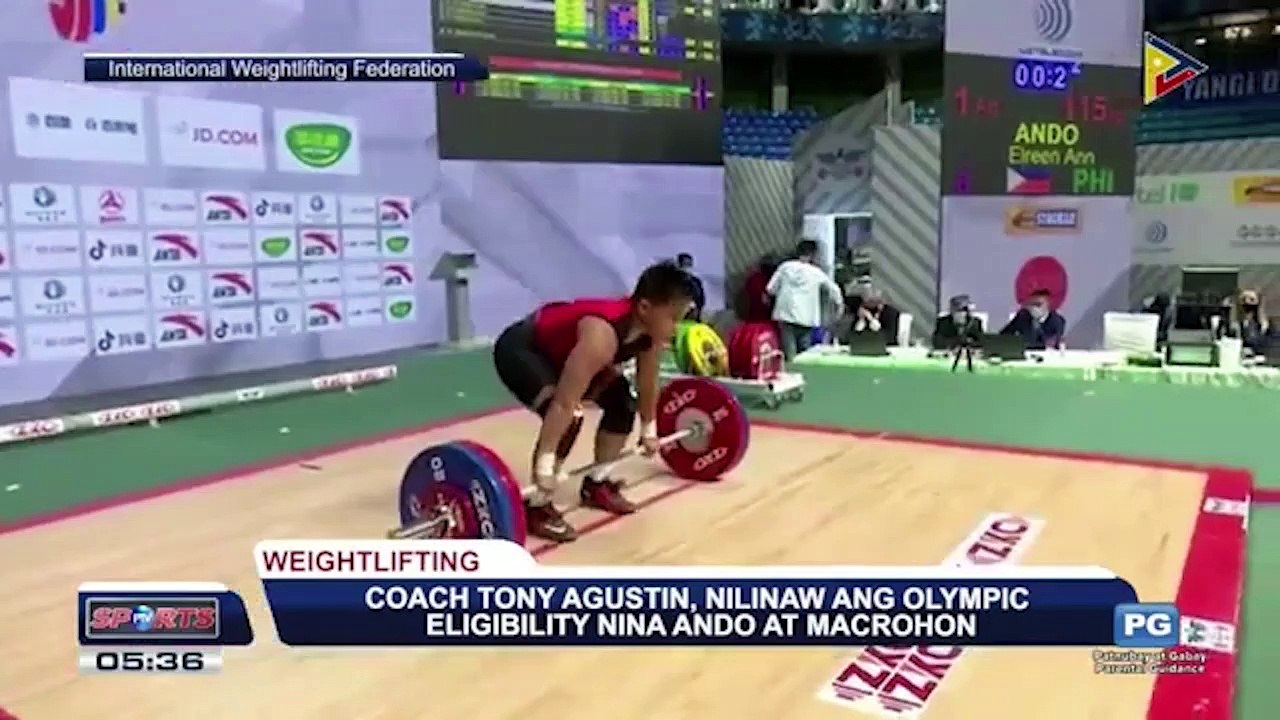Coach Tony Agustin, nilinaw ang Olympic eligibility nina Ando at Macrohon