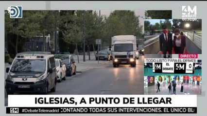 ¿Hizo un paripé Pablo Iglesias a su llegada al debate?