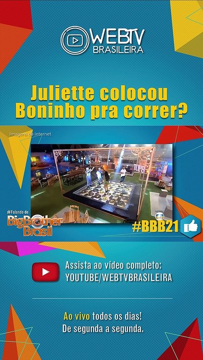 BBB21: JULIETTE COLOCOU BONINHO PRA CORRER?