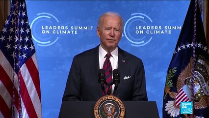 Sommet sur le climat : Joe Biden vise 50 % de gaz à effet de serre en moins d'ici 2030