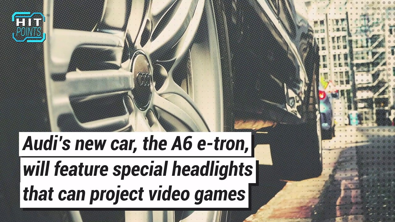 Concept Car Audi A6 E-Tron Will Project Video G...