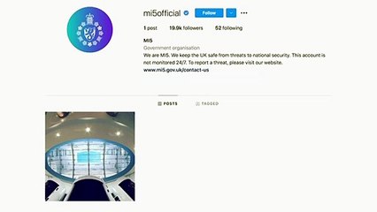 El MI5, el servicio de inteligencia de Reino Unido, se suma a Instagram