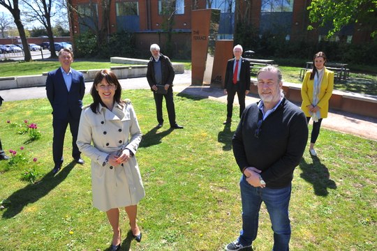 Shadow Chancellor visit Crawley to talk to business leaders