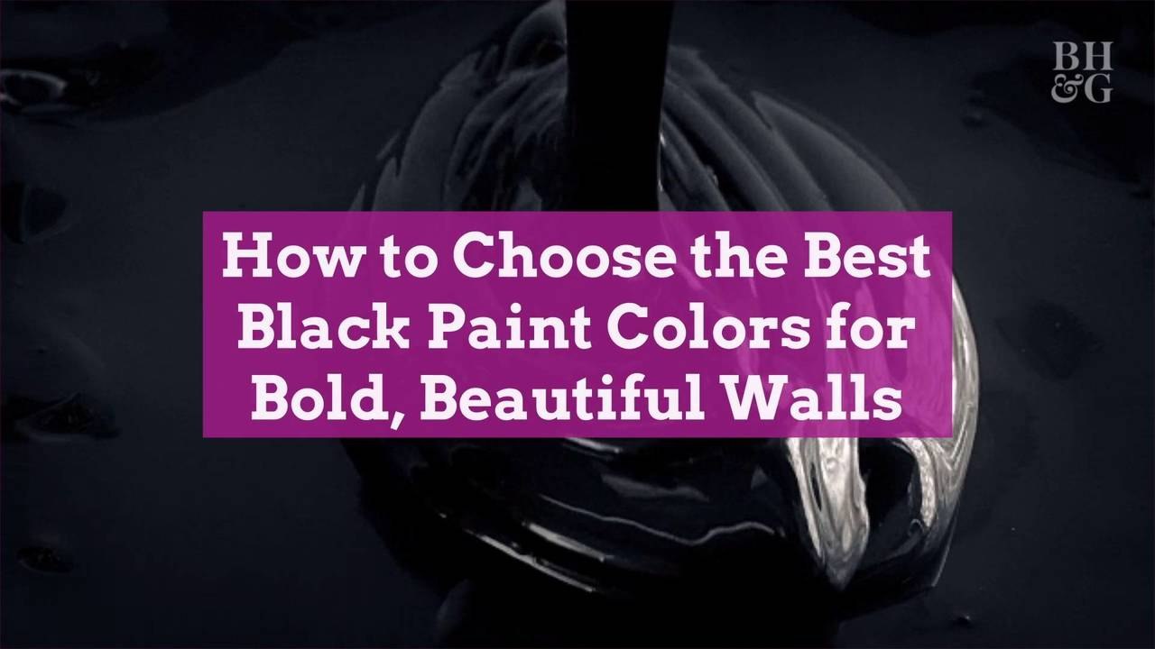 How to Choose the Best Black Paint Colors for Bold, Beautiful Walls