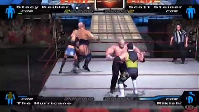 Here Comes the Pain Stacy Keibler(ovr 100), The Hurricane vs Scott Steiner, Rikishi (1)
