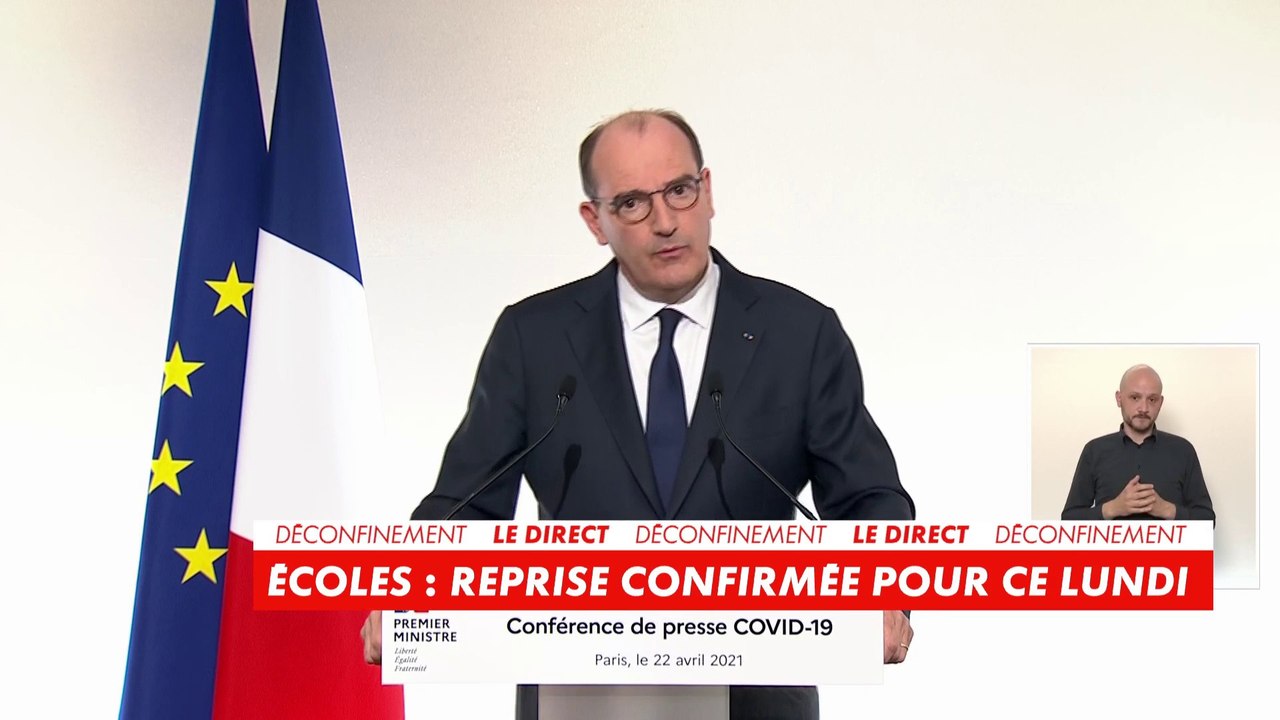Jean Castex confirme la reprise dans les crèches et écoles dès lundi en présentiel, les collèges et lycées en distanciel