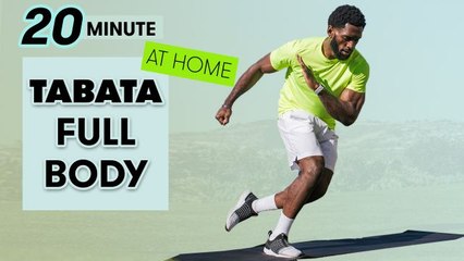 20-Minute Tabata Full-Body Workout - No Equipment at Home
