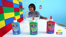 Twin Telepathy Slime Challenge Ryan Vs. Mommy!