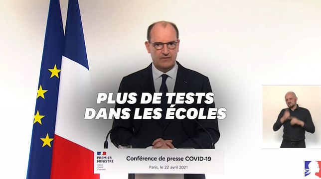 Réouverture des écoles: Castex annonce le protocole avec de nouveaux tests