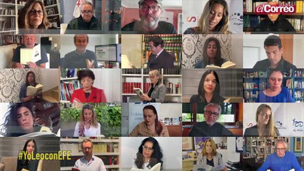 #YoLeoconEfe, 70 personajes comparten su lectura favorita el Día del Libro