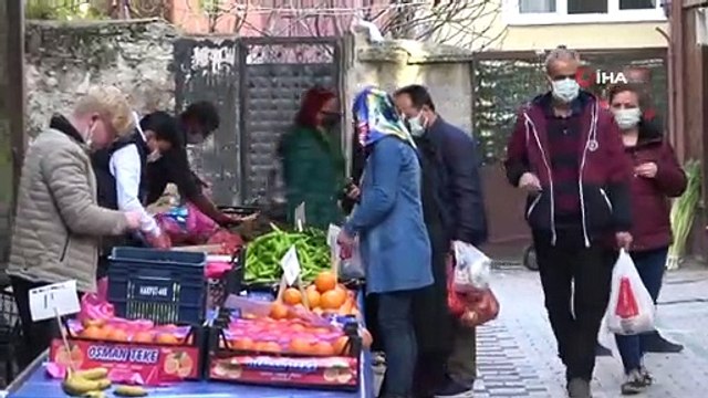 82 saatlik kısıtlama öncesi alışveriş yoğunluğu