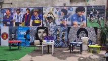 Lazio, il ricordo di Maradona per le vie di Napoli
