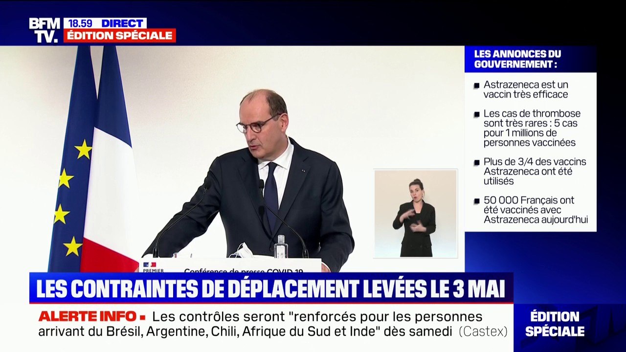 Jean Castex: "Le couvre-feu à 19h sera maintenu jusqu'à nouvel ordre"
